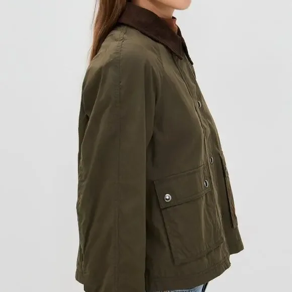 NWT Madewell Waxed Zip-Front Jacket XL - Picture 3 of 5